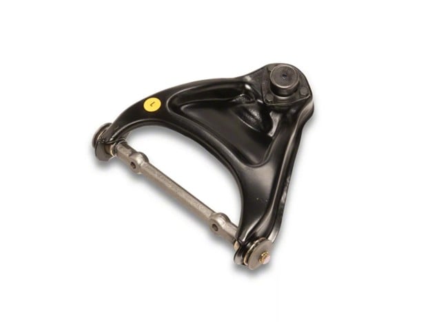 Rebuilt classic Corvette upper control arm with polyurethane bushings for improved suspension handling