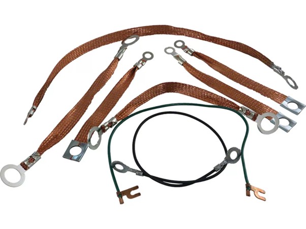 Classic Corvette radio ground strap kit for common ground speaker system wiring