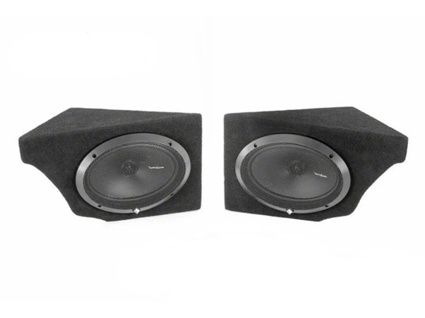 Classic Corvette tuck-away speaker cabinet for clean interior speaker installation