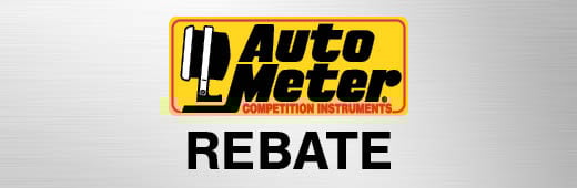 Auto Meter Rebate