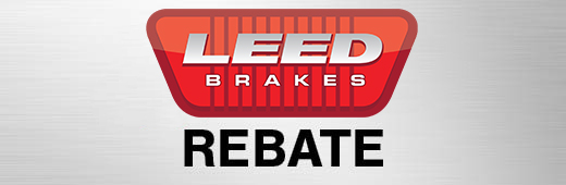 LEED Brakes Rebate