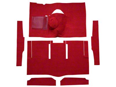 1963-1965 Falcon Complete Carpet; 02 Red