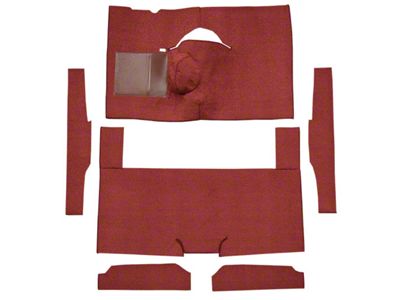 1963-1965 Ranchero Complete Carpet; 02 Red
