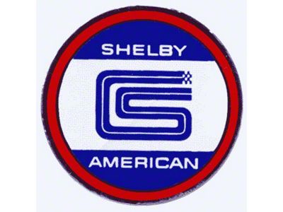 1-1/2 Diameter Shelby American Decal