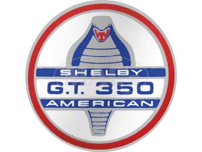 1-1/2 Diameter Shelby American GT350 Decal