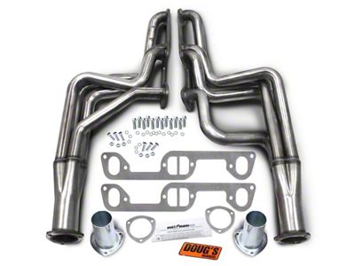1-3/4-Inch Long Tube Headers; Stainless Steel (64-67 GTO)
