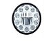 11 High Power LED 7 Crystal Headlight - Chrome