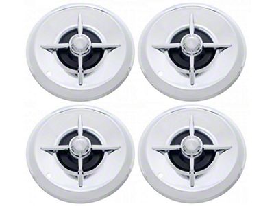 Wheel Covers, Lancer Style, Chrome, 14, 4 Pc Set