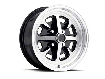 15 x 6 Legendary Magnum 400 Aluminum Alloy Wheels with Gloss Black and Machined Finish, 4 x 4.5 Bolt Pattern