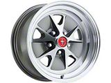 15 x 7 Legendary Styled Aluminum Alloy Wheel with Charcoal and Machined Finish, 5 x 4.5 Bolt Pattern