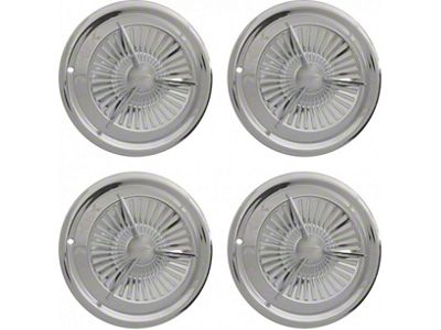 Wheel Covers, Polara Tri-Bar, Chrome, 15, 4 Pc Set