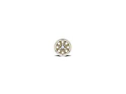 15 x 7 Legendary HB44 Aluminum Alloy Wheel with Gold and Machined Finish, 4 x 4.5 Bolt Pattern