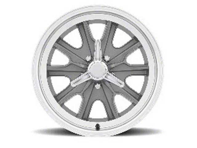 15 x 7 Legendary HB45 Aluminum Alloy Wheel with Gold and Machined Finish, 5 x 4.5 Bolt Pattern