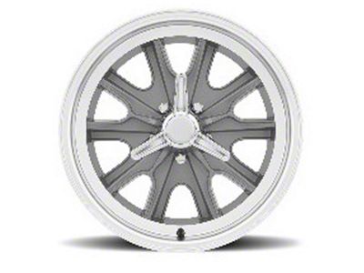 15 x 7 Legendary HB45 Aluminum Alloy Wheel with Gold and Machined Finish, 5 x 4.5 Bolt Pattern