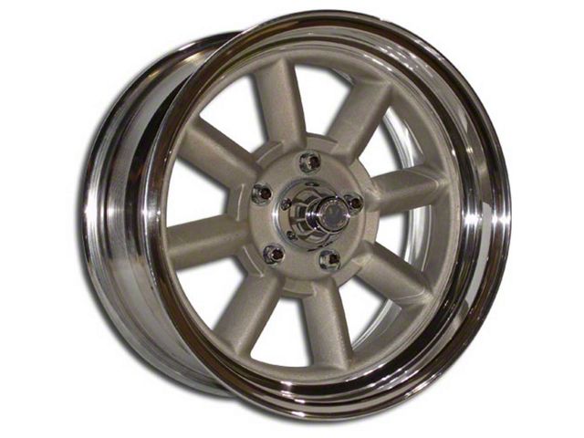 16 to 17 Vintage Wheel Works V48 8-Spoke Aluminum Alloy Wheel with 5 x 4.5 Bolt Pattern, Choose Your Size