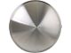 16 Moon Style Brushed Aluminum Look Stainless Steel Wheel Cover Set, 2 Pieces