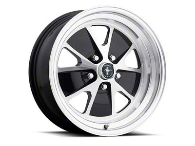 17 x 7 Legendary Styled Aluminum Alloy Wheel with Gloss Black and Machined Finish, 5 x 4.5 Bolt Pattern