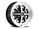 17 x 8 Legendary Styled Aluminum Alloy Wheel with Gloss Black and Machined Finish, 5 x 4.5 Bolt Patttern