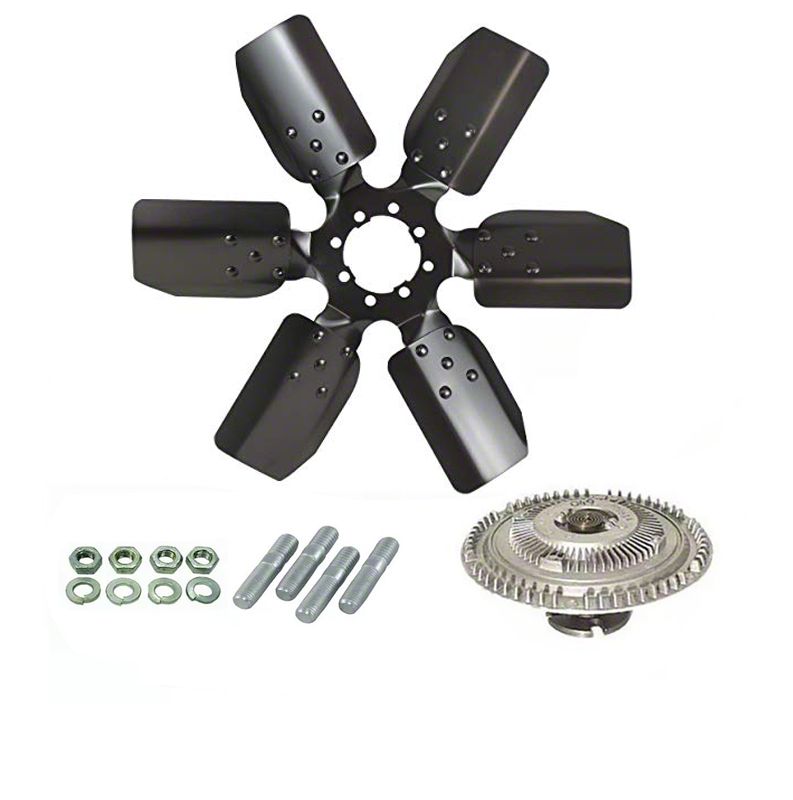 Ecklers 6768 5 Blade Steel,Clutch Fan Kit w/Hardware
