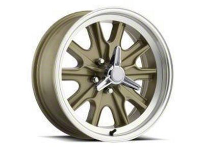 17 x 7 Legendary HB45 Aluminum Alloy Wheel with Gold and Machined Finish, 5 x 4.5 Bolt Pattern