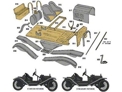 Speedster Body Kit - Straight Fenders