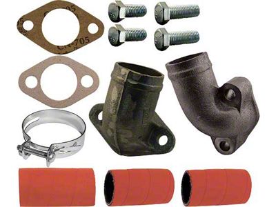 1917-27 Model T Cylinder Head Water Connection Inlet & Outlet Kit