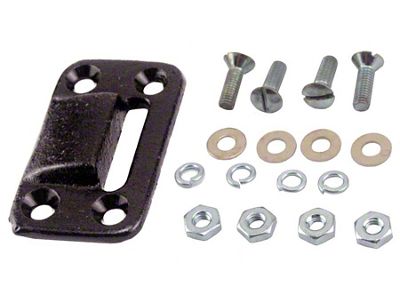 1925-1927 Model TT Truck Door Striker Plate Set - With Mounting Hardware