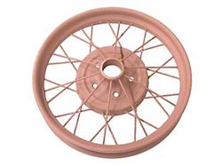 1928-1929 Ford Model A Wire Wheel, 21 inch, Reproduction, Primer Coated (Passenger & Pickup)