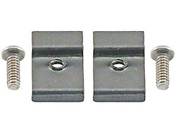 1928-1931 Ford Model A Tail Light Lens White Clip Set, 4 Pieces (Also 1932 Passenger & 1932-1942 Pickup)