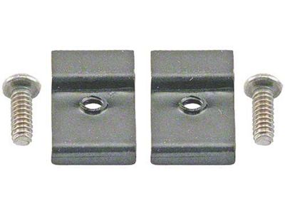 1928-1931 Ford Model A Tail Light Lens White Clip Set, 4 Pieces (Also 1932 Passenger & 1932-1942 Pickup)