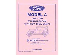 1928-31 Model A Electrical Wiring Diagram - Without Cowl Lamps