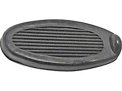 1928-31 Model A Ford Brake & Clutch Pedal Pad Set - Black Rubber