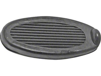 1928-31 Model A Ford Brake & Clutch Pedal Pad Set - Black Rubber