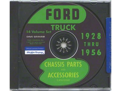 1928-1956 Ford Truck Chassis Parts and Accessories Catalogue (CD-ROM)