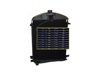 Dimpled Radiator; Flat Tube (30-31 Model AA Commerical Truck)