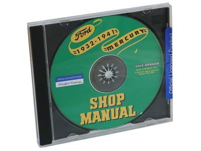 1932-1941 Ford and Mercury Shop Manual (CD-ROM)