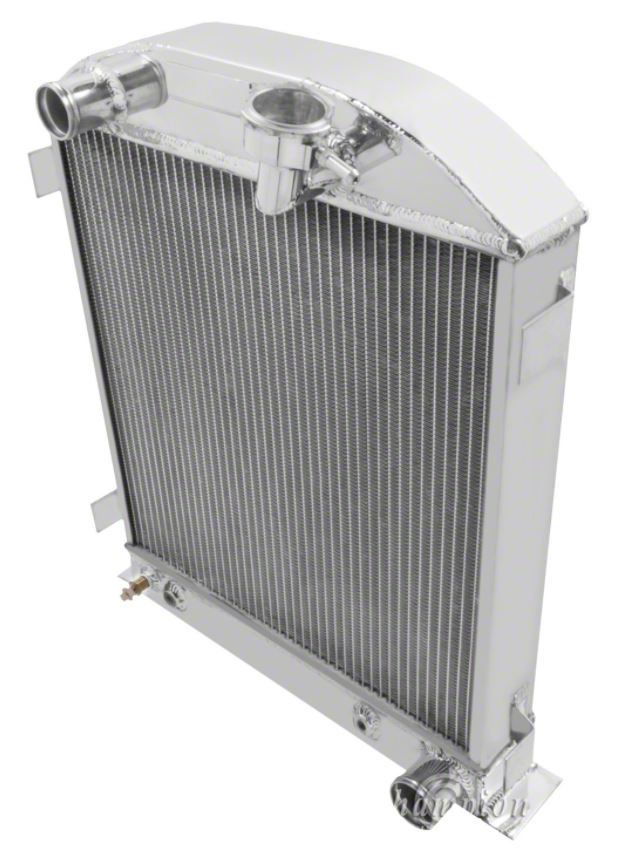 Ecklers 2-Row Champion Aluminum Radiator, for Cars with Chevy or Mopar ...