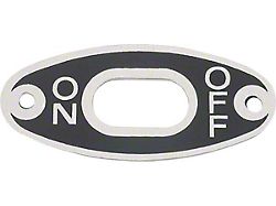 1938-1939 Ford V8 Ignition Switch Plate