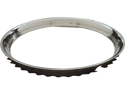 1940-1946 Ford Passenger Wheel Trim Ring, 15, Ribbed