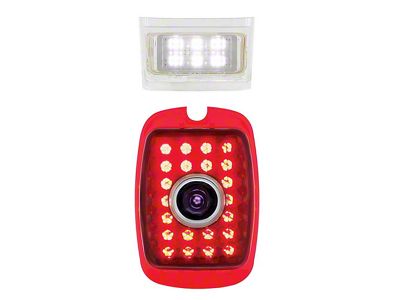 1940-1953 Chevy Truck LED Tail Light Lens With Blue Dot- Left
