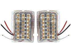 Turn Signal & Prkng Light Inserts/ 21 Amber Leds/ 12v (1940-1941 Ford Car)