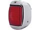 LED Taillight,Assy Right Red Lens,Stainless Housing,40-53