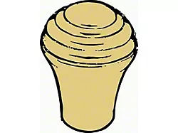 Gear & Cowl Vent Knob/ Light Tan (Also 1941 Passenger)