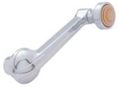 1942-1948 Chevy Door Window Handle Inside With Chrome Knob