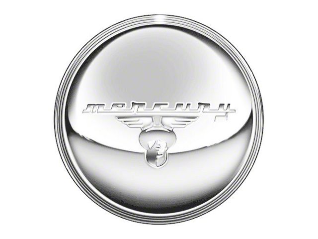 Hub Cap/ Polished Ss- 1942 Mercury