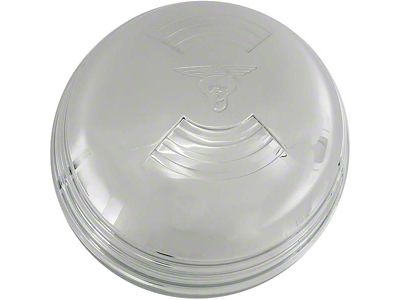 Hub Cap - Polished Stainless Steel - Mercury