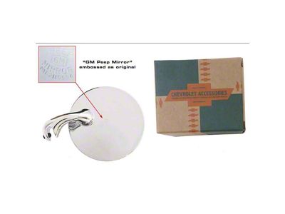 1947-1950 Chevy-GMC Truck Exterior Peep Mirror, Left