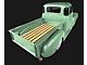 1947-1951E Chevy-GMC Short Stepside Bed In A Box Kit With Unfinished Pine, Plain Steel Strips And Zinc Coated Hardware