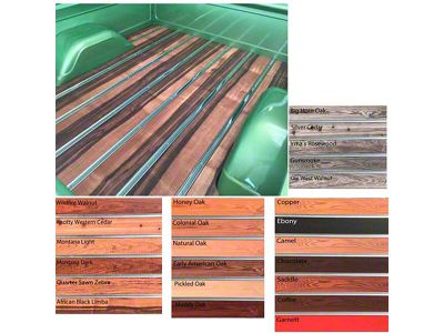1947-1953 Chevy Truck Bolt In Aluminum Floor With Hidden Bolt Paintable Strips and Hardware, Longbed Stepside