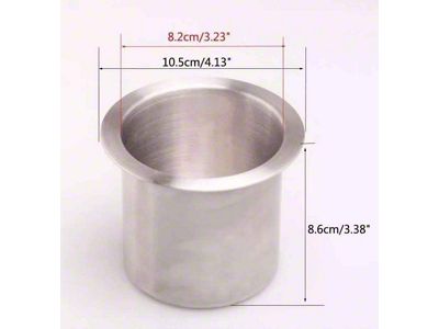 1947-1954 Chevy-GMC Truck Cup Holder, Stainless Steel-Triple